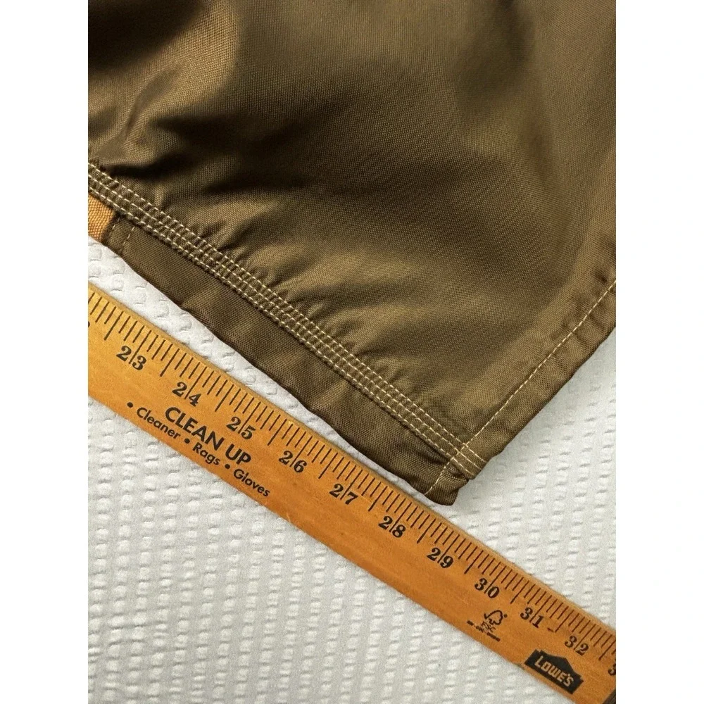 Mens Vintage Carhartt Double Knee Tan/Brown Brush‎ Pants  38x30 • USA 0298